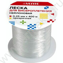 Леска д/бисероплетения  прозрачная d0,25мм 400м "Line" нейлоновая | Фото 1
