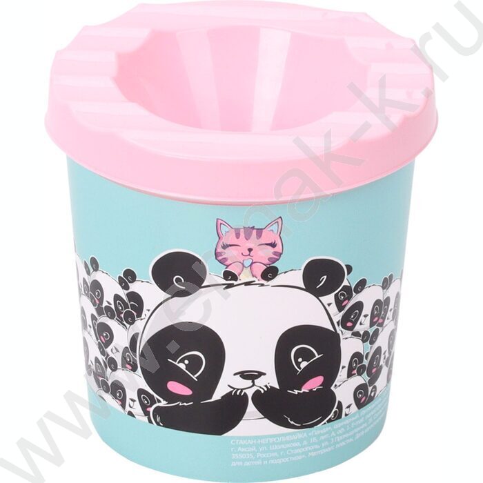 Стакан - непроливайка Панда | Фото 1