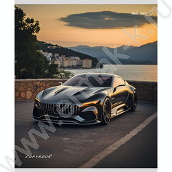 Тетрадь  48л клетка "Машины и закат" ассорти | Фото 6