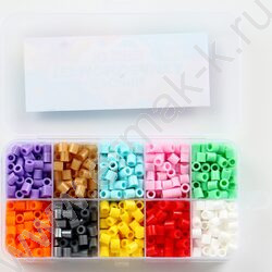 Набор бусин д/термомозаики "Пастельные цвета" 850 бусин | Фото 3