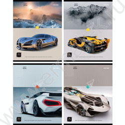 Тетрадь  96л клетка "Навигация и авто" ассорти | Фото 1