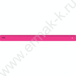 Линейка пл 50см непрозрачная, неоновые цвета /ассорти | Фото 2