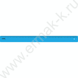 Линейка пл 50см непрозрачная, неоновые цвета /ассорти | Фото 4