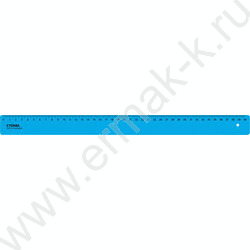 Линейка пл 40см непрозрачная, неоновые цвета /ассорти | Фото 3