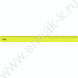 Линейка пл 40см непрозрачная, неоновые цвета /ассорти | Фото 4