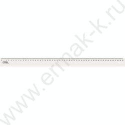 Линейка пл 50см прозрачная, бесцветная | Фото 1