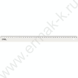 Линейка пл 40см прозрачная, бесцветная | Фото 1