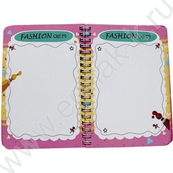 Модный блокнот на гребне Розовый | Фото 2