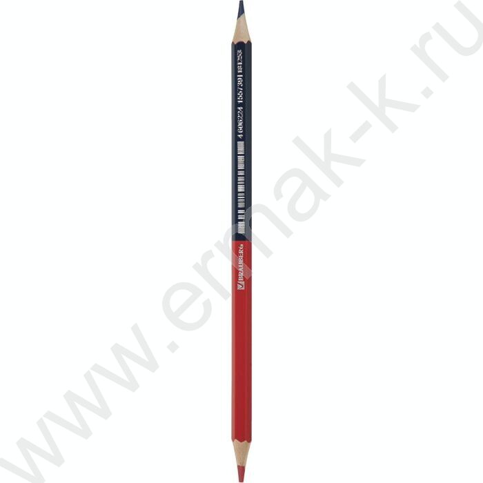 Карандаш двухцветный красно-синий/ грифель 2,9 мм | Фото 1