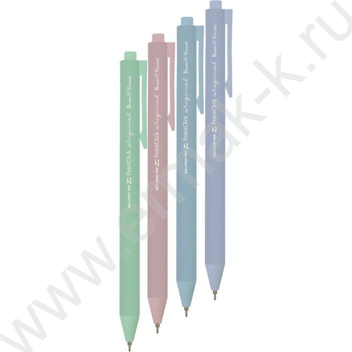 Ручка шар авт PointClick.ZEFIR синяя 0,38мм ассорти | Фото 1
