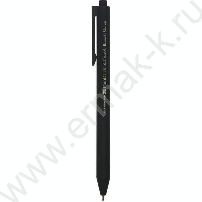 Ручка шар авт PointClick.BLACK синяя 0,38мм ассорти | Фото 1