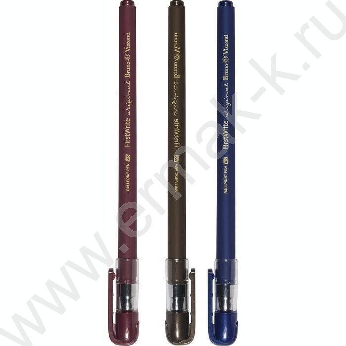 Ручка шар FirstWrite. Original синяя 0,5мм ассорти | Фото 2
