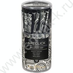 Ручка шар авт ArtClick. Cashmere pattern синяя 0,5мм | Фото 4