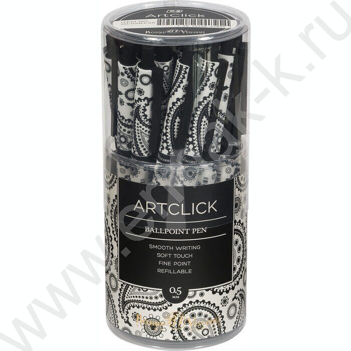 Ручка шар авт ArtClick. Cashmere pattern синяя 0,5мм | Фото 4