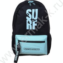 Рюкзак 43,5*29*13,5см  /1отдел, 3 кармана, ПЭ, пулеры из силикона, подвеска, "Сёрф" | Фото 1