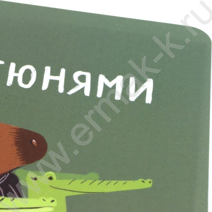 Тетрадь 100л клетка/кольца "Капибар Капибаров" /пластик/ | Фото 3