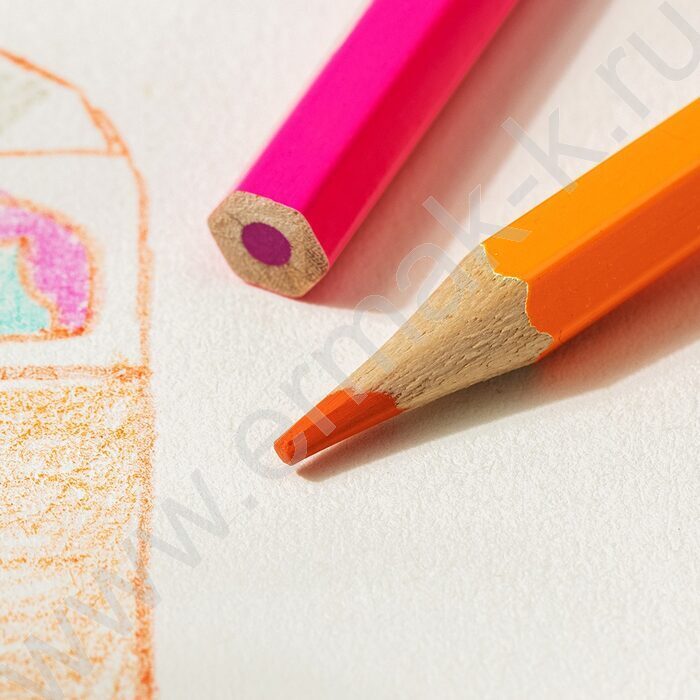 Карандаши  12цв ColoRun /дерево /шестигранные /европодвес | Фото 2