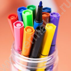 Фломастеры  12цв ColoRun /пласт. туба | Фото 3