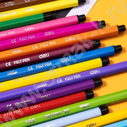 Фломастеры  12цв ColoRun /пласт. туба | Фото 4