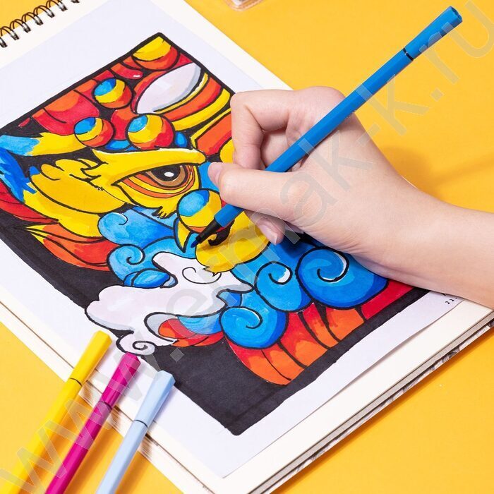 Фломастеры  12цв ColoRun /пласт. туба | Фото 7