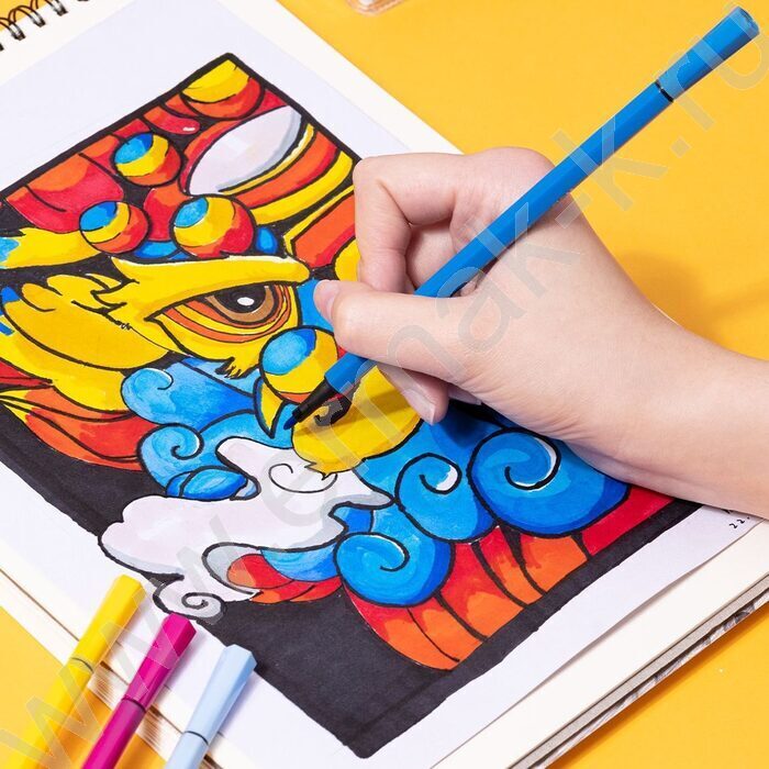 Фломастеры  24цв ColoRun /пласт. туба | Фото 7