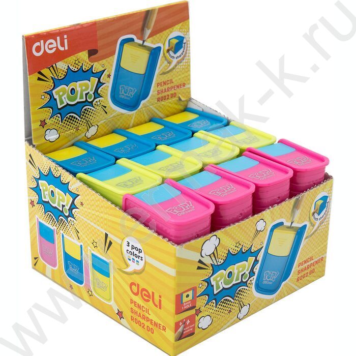 Точилка 1отв. пластик PoP /ассорти | Фото 3
