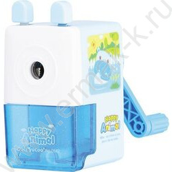 Точилка механическая 1 отверстие пластик /ассорти | Фото 2