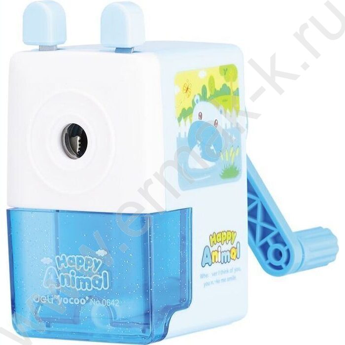 Точилка механическая 1 отверстие пластик /ассорти | Фото 2