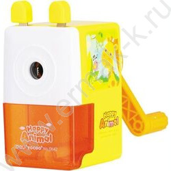 Точилка механическая 1 отверстие пластик /ассорти | Фото 3