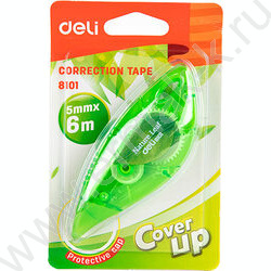 Корректирующая лента 5мм* 6м /корпус - ассорти, блистер, европодвес | Фото 6