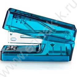 Степлер №24/6-26/6  12л пластик синий /вместимость скоб-50шт. | Фото 1