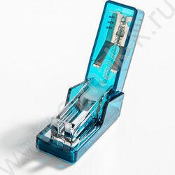 Степлер №24/6-26/6  12л пластик синий /вместимость скоб-50шт. | Фото 3