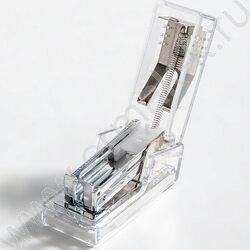 Степлер №24/6-26/6  12л пластик прозрачный /вместимость скоб-50шт. | Фото 3