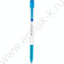 Ручка шар синяя 0,7мм Arrow /корпус - белый/голубой | Фото 1