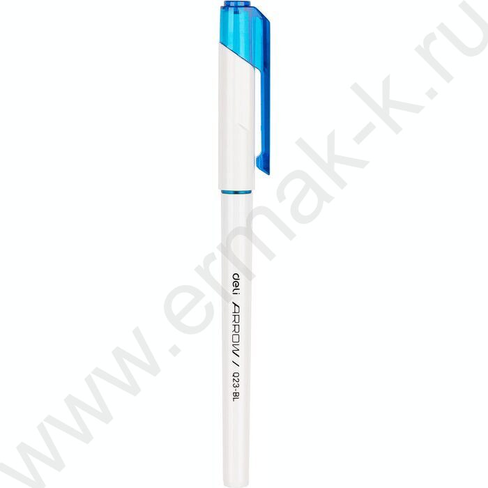 Ручка шар синяя 0,7мм Arrow /корпус - белый/голубой | Фото 2