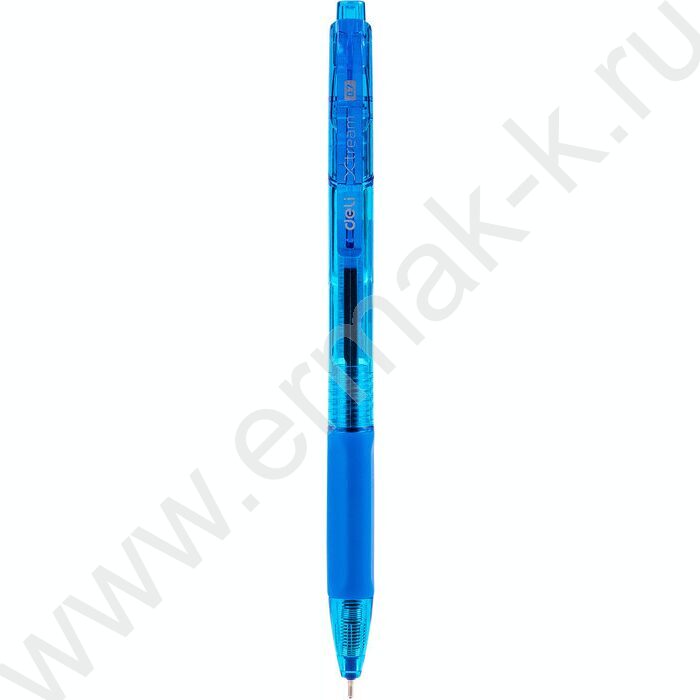 Ручка шар авт синяя 0,7мм X-tream /корпус - синий/прозрачный, резин. манжета | Фото 2