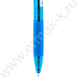 Ручка шар авт синяя 0,7мм X-tream /корпус - синий/прозрачный, резин. манжета | Фото 3