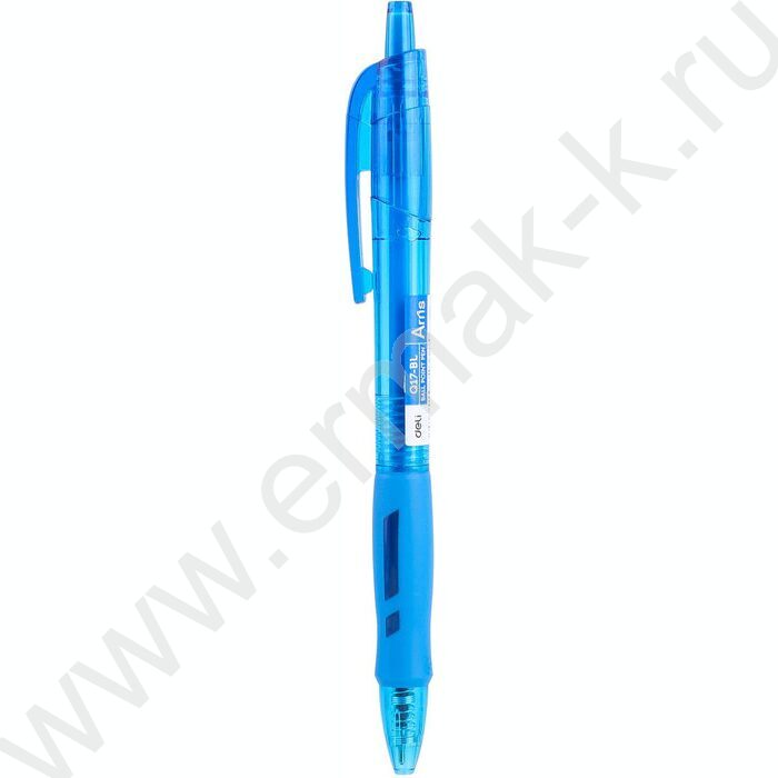Ручка шар авт синяя 0,7мм Arris /корпус - синий, син. черн. резин. манжета | Фото 3