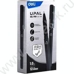 Ручка гелевая черная 1,0мм Upal /корпус черный | Фото 2