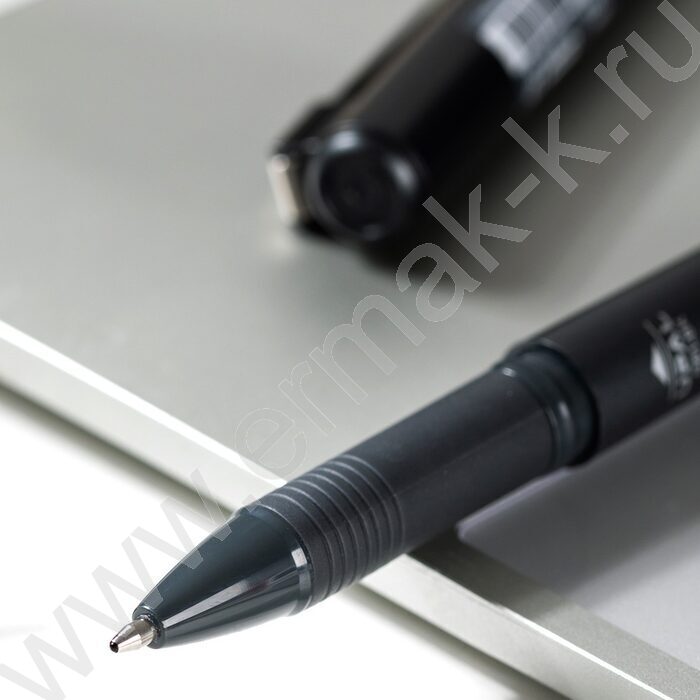 Ручка гелевая черная 1,0мм Upal /корпус черный | Фото 4