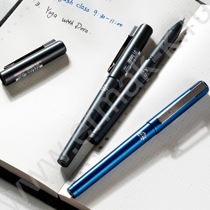 Ручка гелевая черная 1,0мм Upal /корпус черный | Фото 6