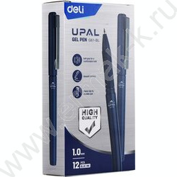 Ручка гелевая синяя 1,0мм Upal /корпус синий | Фото 2