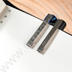 Ручка гелевая синяя 1,0мм Upal /корпус синий | Фото 5