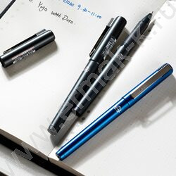 Ручка гелевая синяя 1,0мм Upal /корпус синий | Фото 6