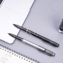 Ручка гелевая черная 0,35мм /корпус - ассорти | Фото 5