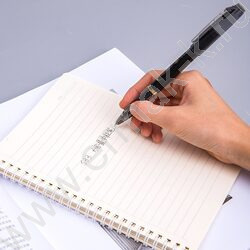 Ручка гелевая черная 0,35мм /корпус - ассорти | Фото 6