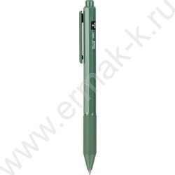 Ручка гелевая авт черная 0,5мм "Nusign" /корпус - ассорти, резин. манжета | Фото 1