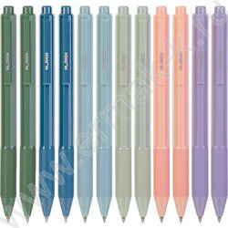 Ручка гелевая авт черная 0,5мм "Nusign" /корпус - ассорти, резин. манжета | Фото 8