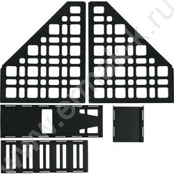 Лоток вертикальный разборный /чёрный,85мм/ | Фото 6