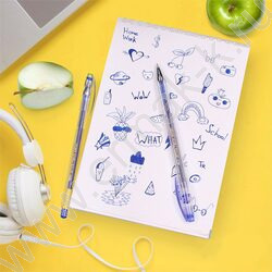 Ручка гелевая синня 0,5мм  "Hi-Jell Needle" /игольчатый стержень | Фото 6